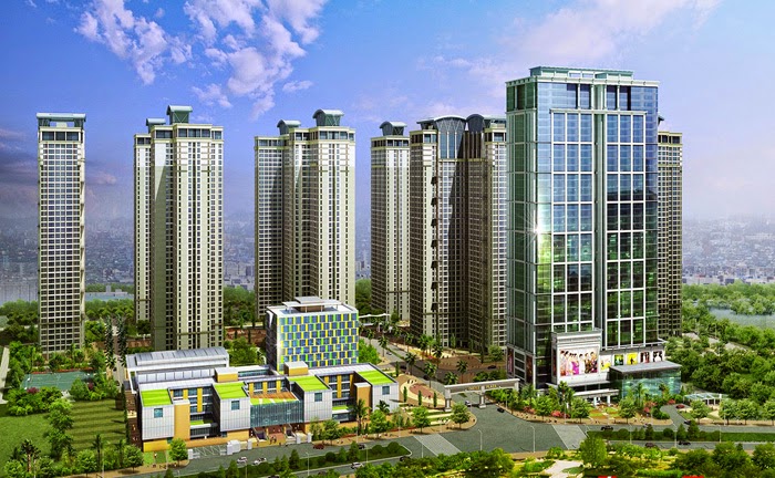 Phối cảnh dự án khu đô thị cao cấp Goldmark City