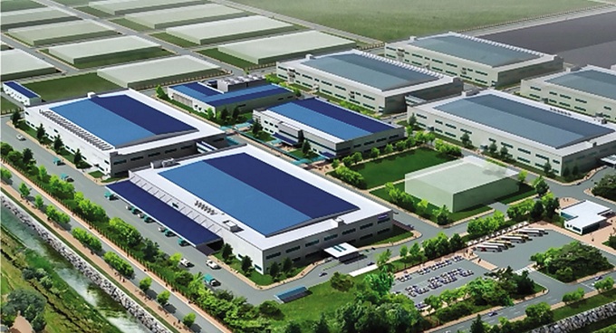Phối cảnh dự án tổ hợp công nghệ cao Samsung Thái Nguyên