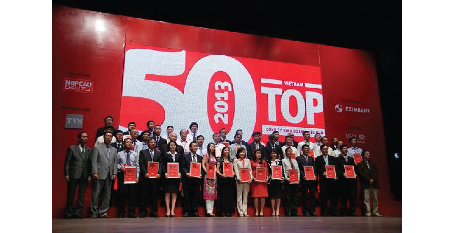 Top 50 Doanh nghiệp kinh doanh hiệu quả nhất Việt Nam năm 2013