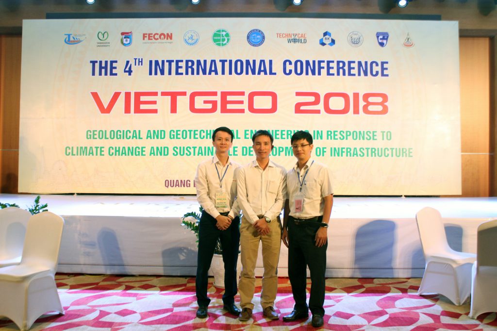 Đại diện FECON tham gia Hội thảo Quốc tế VIETGEO 2018