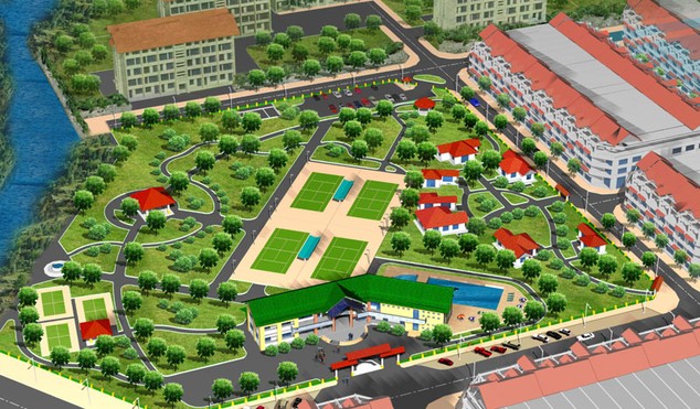 Cụm giáo dục, khu đô thị Nam Long