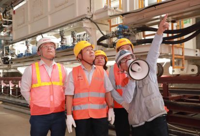 Thứ trưởng Bộ Lao động thương binh và xã hội tới thăm Dự án Metro Line 3 Hà Nội