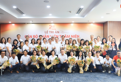 FECON TRI ÂN 64 CÁN BỘ NHÂN VIÊN THÂM NIÊN TRÊN 15 NĂM
