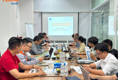 FECON SOUTH GẶP MẶT TẬP ĐOÀN JFE METAL PRODUCTS CORPORATION (NHẬT BẢN) TRAO ĐỔI VỀ SẢN PHẨM MỚI
