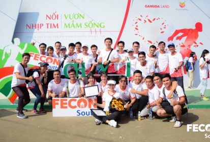 FECON SOUTH NĂM THỨ 3 LIÊN TIẾP ĐỒNG HÀNH CÙNG CHẠY VÌ TRÁI TIM