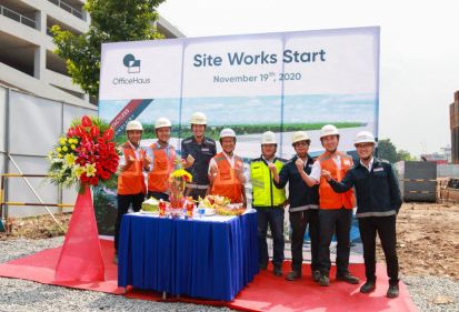FECON SOUTH KHỞI CÔNG GÓI CỌC THỬ DỰ ÁN OFFICE HAUS