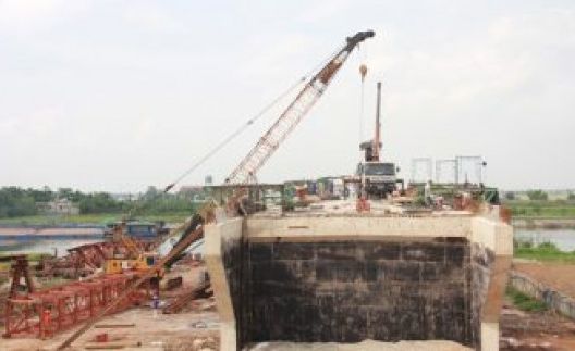 Xử lý nền đê Lạt Sơn – Tuyến tránh TP Phủ Lý