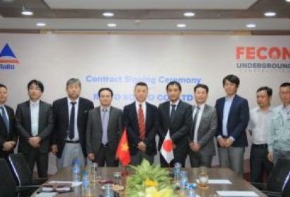 FECON – RAITO Nhật Bản ký kết hợp đồng thi công công trình ngầm