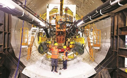 HCM Metroline 1 – Khởi công vận hành TBM tại ga Ba Son