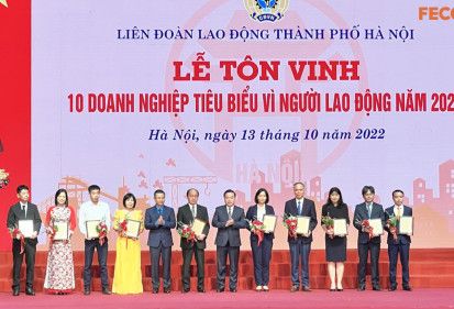 FECON ĐƯỢC VINH DANH Ở TẤT CẢ CÁC HẠNG MỤC TẠI LỄ TÔN VINH DOANH NGHIỆP, CHỦ TỊCH CÔNG ĐOÀN VÀ SÁNG KIẾN, SÁNG TẠO TIÊU BIỂU 2022